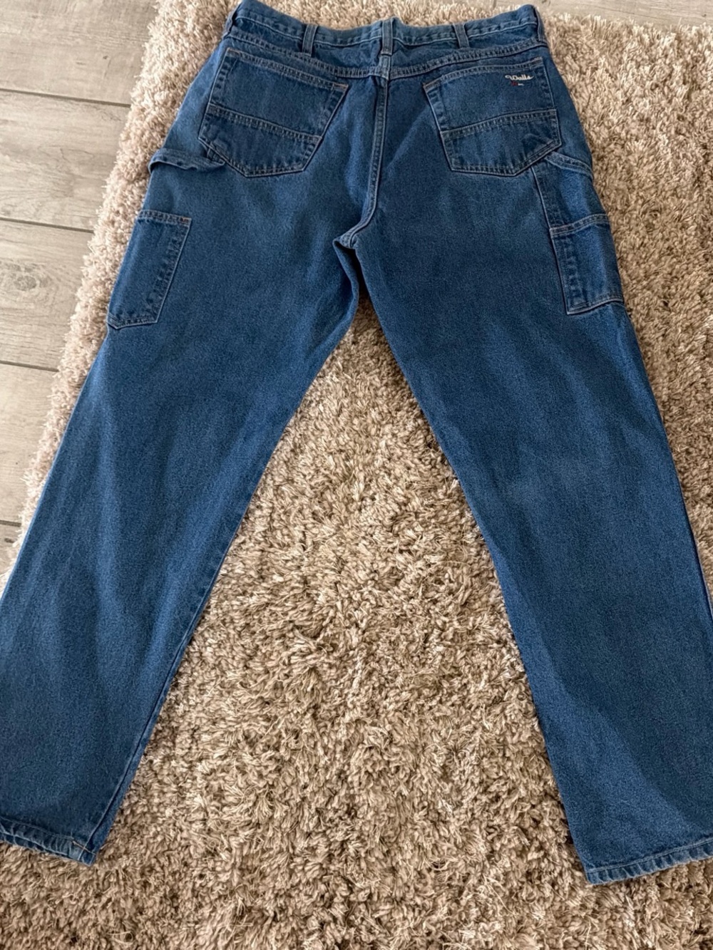 Vtg. Walls Carpenter Casual Style Utility Denim pants Mens Size 35x32